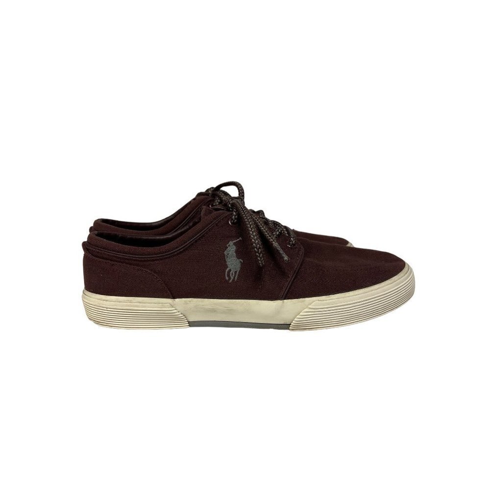 Polo Ralph Lauren Burgundy Faxon Low Sneaker Men's Size 10 10D
